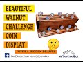 Walnut Challenge Coin Display with Hidden Drawer [DIY] [Make Money Woodworking] [How to:]