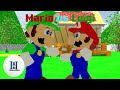 Mario vs Luigi Battle over Mushy Meatball | Funny Animation