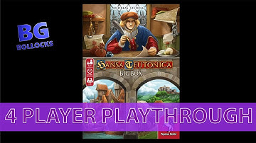 Hansa Teutonica - 4 Player Playthrough
