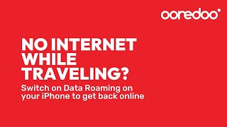 Enable roaming on iPhone now