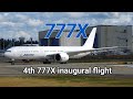 4th 777X inaugural flight