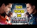 Entrevista voz de Iron Man y Capitán America