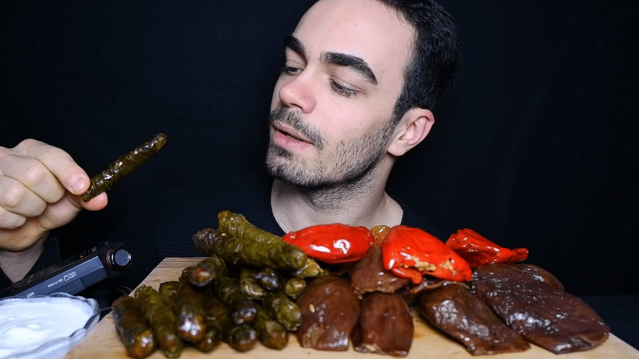 АСМР | МУКБАНГ, НАПАРЧЕННЫЙ ОЛИВКОВЫМ МАСЛОМ | 