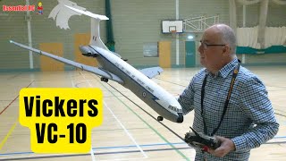 Indoor RC Vickers VC10 Airliner built and flown by Andrew White