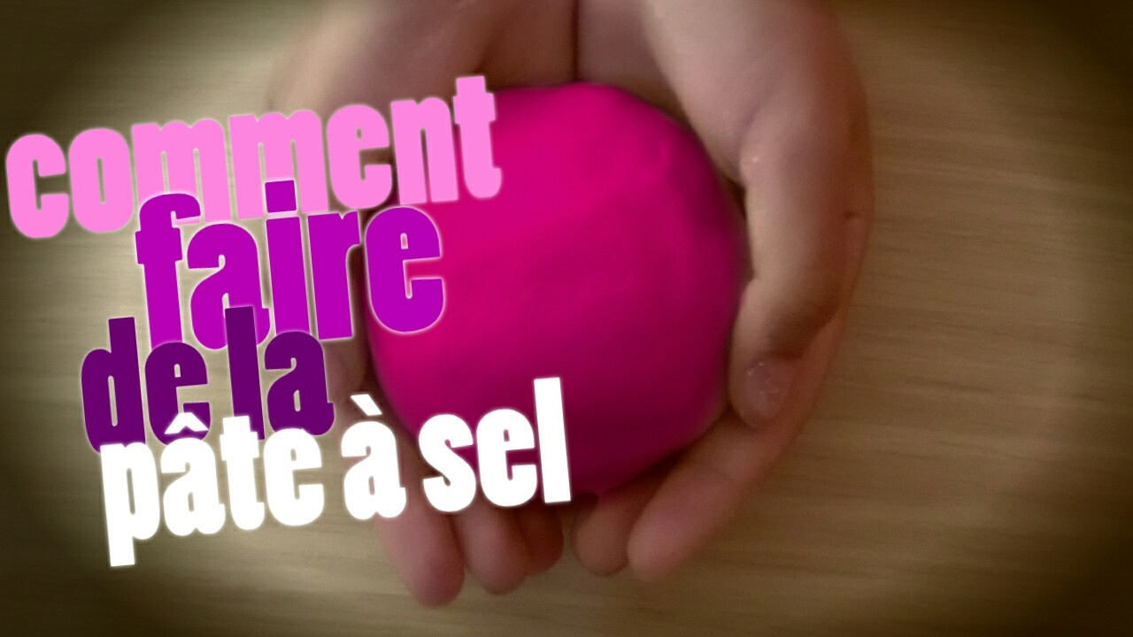 Tuto#1-Comment faire de la pâte à sel. - YouTube