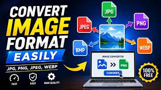 Convert Image Format Easily | JPG, PNG, JPEG, WEBP,  jfif Tutorial