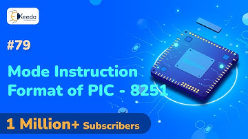 Mode Instruction Format of Programmable Communication Interface PIC 8251