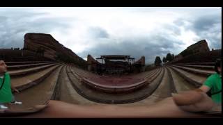 Red Rock Amphitheater Denver Colorado 360 video front row 360 Video Of Red Rocks Tunnel