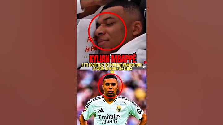 Kylian Mbappé a été hospitalisé pendant la Coupe du Monde des clubs. 😞💔 #football #mbappe #foot