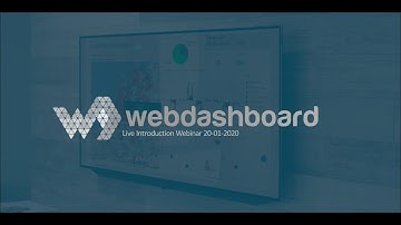 Webinar Webdashboard Introduction: Story behind Webdashboard & Demo (20-01-2020, + ENG sub)