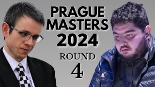 David Navara vs Parham Maghsoodloo | Prague Masters 2024 | Round 4