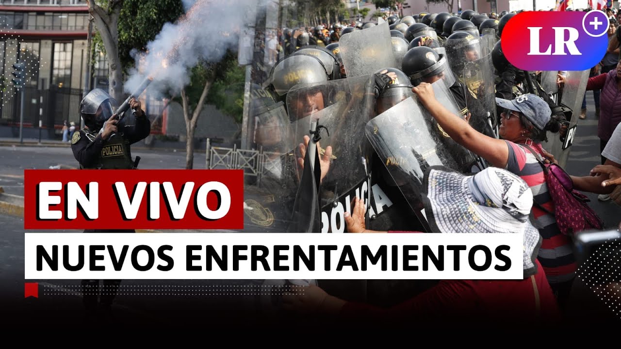 🔴 Marcha EN VIVO hoy: enfrentamientos en el Centro de Lima | EN VIVO | #EnDirectoLR