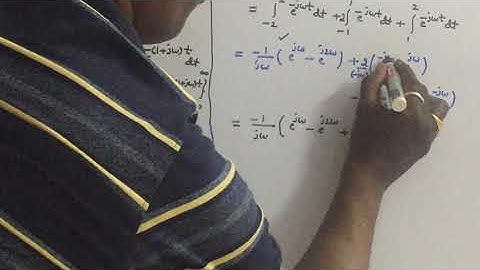 Signals & Systems - Fourier Transforms - working examples - 4 - UNIT II