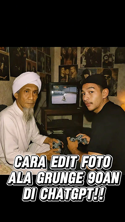 how to edit 90’s grunge photos in chatgpt viral #tutorial #caraedit #fyp #grunge #viraltiktok #ch...