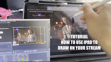 How to use your iPad to draw LIVE on your OBS stream!