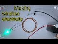 Transfer electricity wirelessly || with couper wire || by es tech knowledge