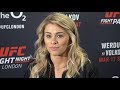 Paige vanzant everyone hates my fiance l ufc london media scrum