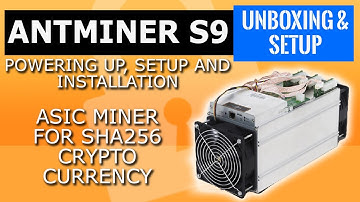 Bitmain Antminer S9 antminer setup , install and powering up. Antminer S9 review .BTC & digibyte