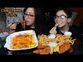 CHILI CHEESE FRIES, FISH AND CHIPS MUKBANG | EATING SHOW