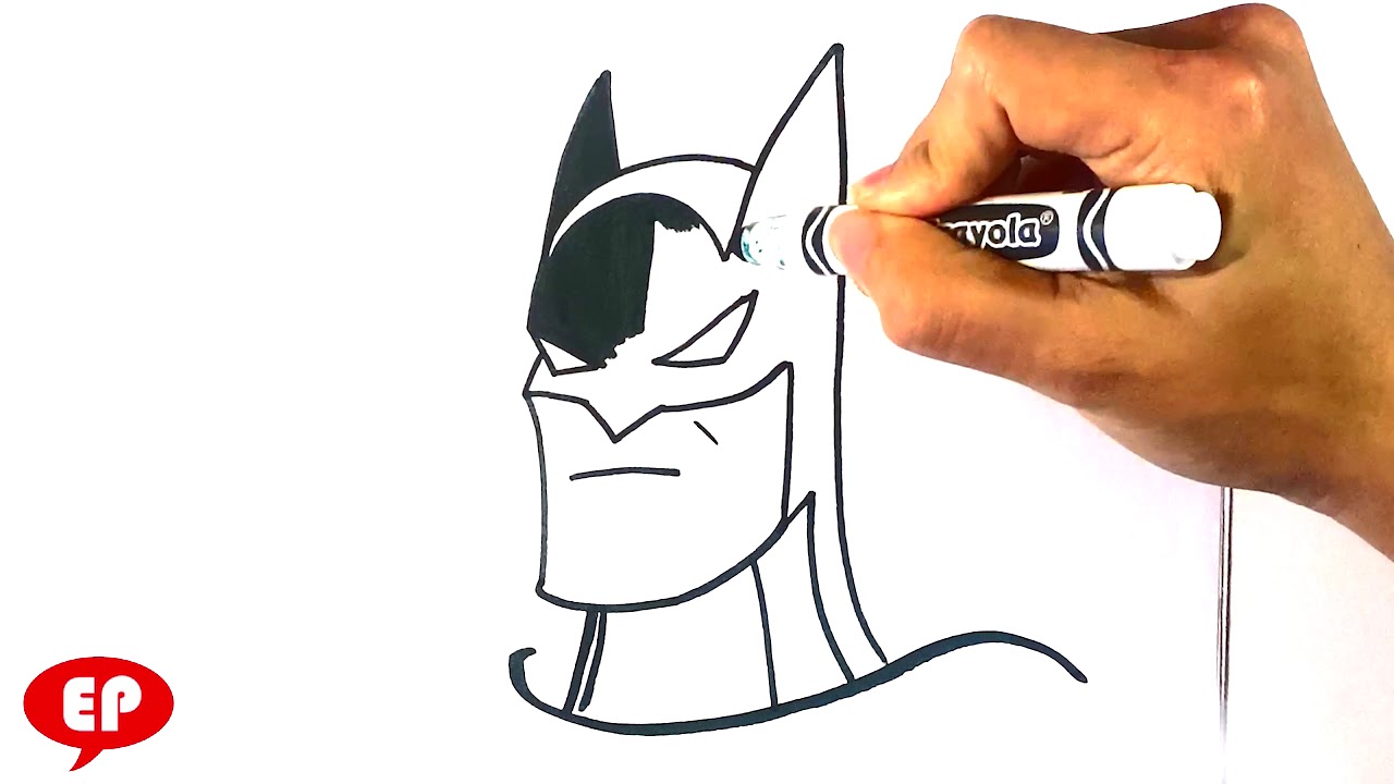How to Draw Batman Animated Series - Easy Pictures to Draw - YouTube