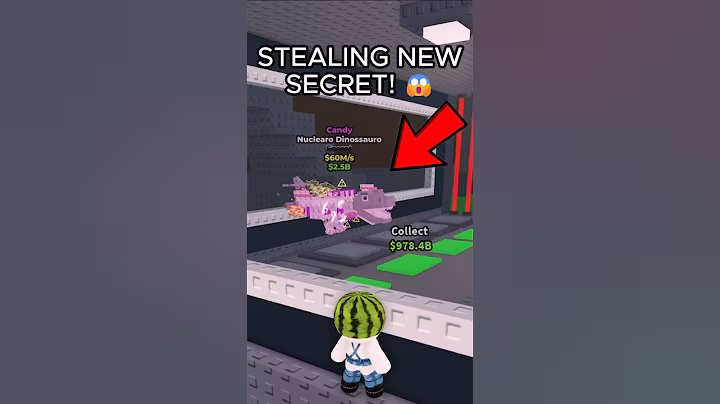 😱Stealing NEW SECRET NUCLERO DINASURO BRAINROT!  #roblox #stealabrainrot #robloxshorts