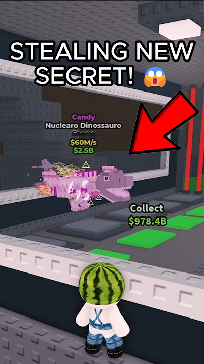 😱Stealing NEW SECRET NUCLERO DINASURO BRAINROT!  #roblox #stealabrainrot #robloxshorts