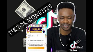 Vin gade koman pou nou MONETIZE kont TIK TOK nou an E komanse fé anpil kob ak video nou yo