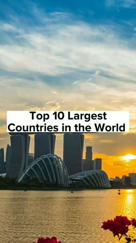 Top 10 Largest Countries in the World #shorts #top10 #viral