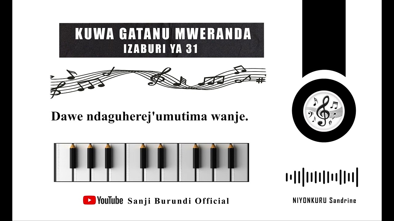 IZABURI YO KUWA GATANU MWERANDA