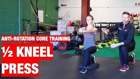 How To Perform The 1/2 Kneel Anti Rotation Press