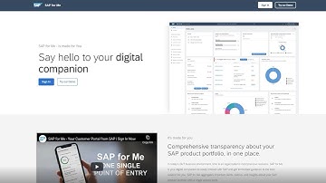 SAP for Me: An Introduction Video Tutorial