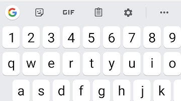 How to enable the number keys (Number Row) on Google Keyboard (Gboard)