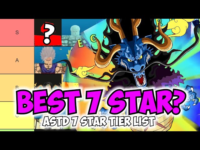 The New Best 7 Stars in ASTD! (All 7 Stars Tier List & Showcases