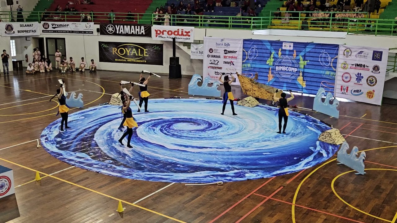 Waditra drum corps color guard senior BIMBCOMP 2025