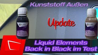 Liquid Elements Back in Black auf Kunststoff außen - Kunststoffpflege im Test - Neu gegen Alt Teil 2 Resimi