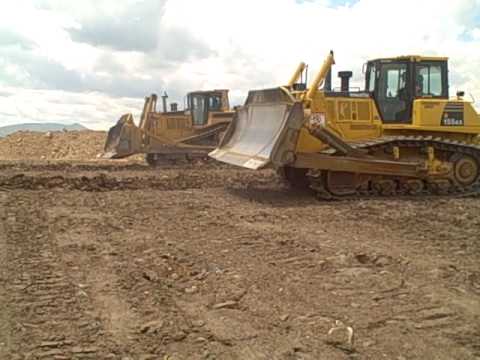 KOMATSU D155AX- 6 Vs. Cat D8R