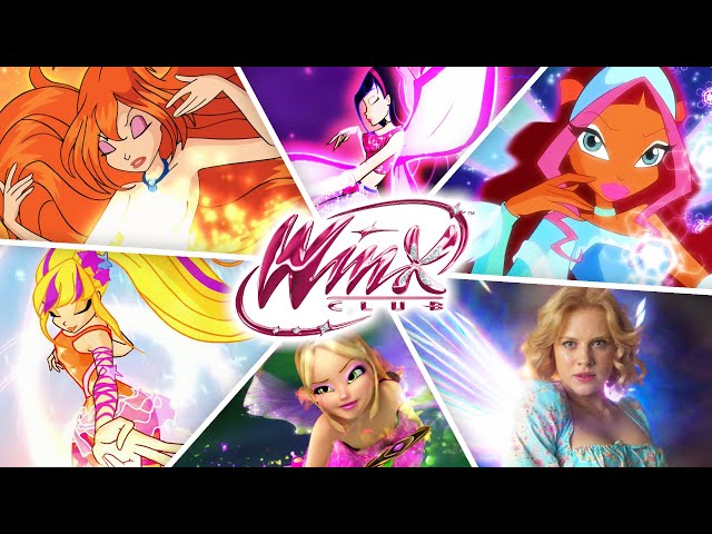 ALL WINX TRANSFORMATIONS UP TO NETFLIX - SEASON 2 | WINX CLUB VS FATE: THE WINX SAGA COMPARISON class=