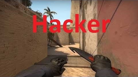 CS:GO Overwatch - Wallhacker with Gut Knife