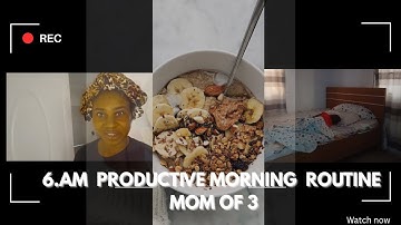 6AM Morning Routine as a Mom of 3 + Back to School