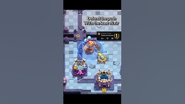 Defend the push using the least amount of elixir #clashroyale #gaming #viral