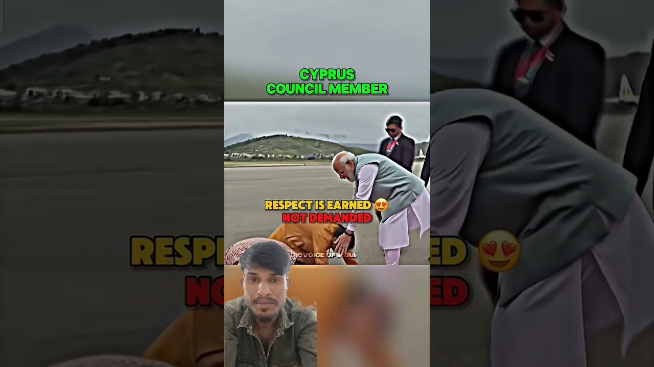 🔥 CYPRUS COUNCIL MEMBER ON PM MODI – RESPECT IS EARNED, NOT DEMANDED 🔥