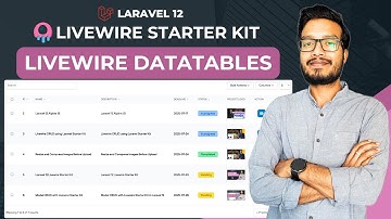 Bouw een krachtige Livewire DataTable in Laravel 12 met de Livewire Starter Kit | Livewire DataTa...