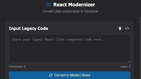 React Modernizer - chrome extension powered by google gemini API