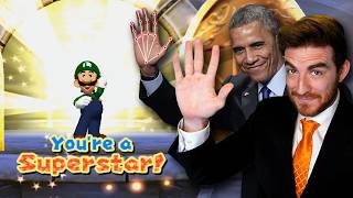 I used Barack Obama’s hands to win a game of Mario Party