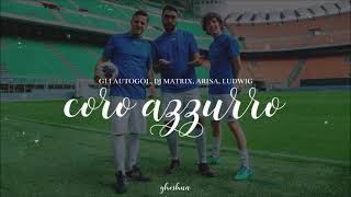 Video thumbnail of "gli autogol, dj matrix, arisa, ludwig - coro azzurro (testo)"
