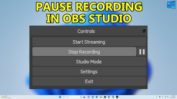 How to Pause Recording in OBS Studio - FULL GUIDE