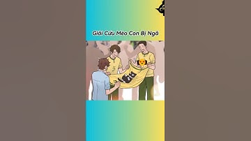 🐾 Giải Cứu Mèo Con Ngã Trên Khán Đài 😱 #thúcưng #vậtnuôi #hoathinh #funny #pets #cat #cute