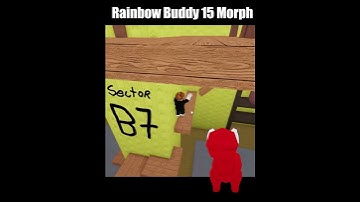 How To Get "Rainbow Buddy 15 Morph" In Backrooms Morph #roblox #shorts #backrooms