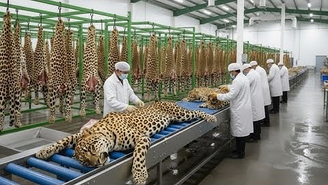 Inside the Leopard Leather Factory – Luxury Products Manufacturing Explained