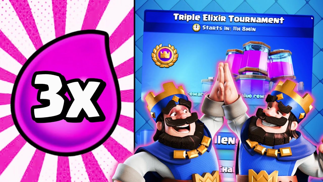 Top 3 Triple Elixir Tournament Decks! (Clash Royale) - YouTube